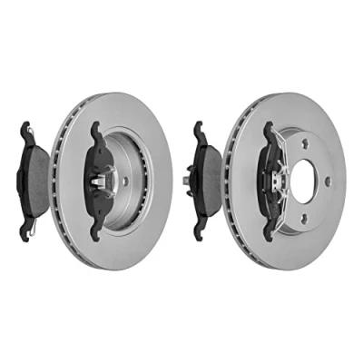 Abbildung von f.becker_line Bremsensatz Bremsscheiben Ø258MM + Bremsbeläge Vorne kompatibel mit FORD FOCUSMAZDA FO Bremsen Set Bremsenset Bremsanlage