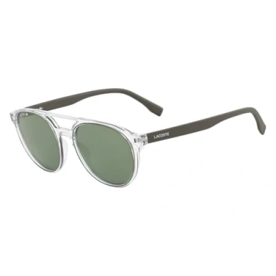 Abbildung von Lacoste Unisex L881S 317 Gläser SONNENBRILLEN Injiziert Transparent Grün Rund Normal Photochromatisch