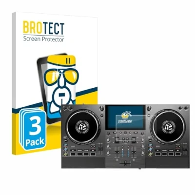 Abbildung von BROTECT Schutzglas für Numark Mixstream Pro Go (3 Stück) Schutzfolie Panzer Folie Glas [Extrem Kratzfest 9H, Anti Fingerprint, Ultra Transparent]