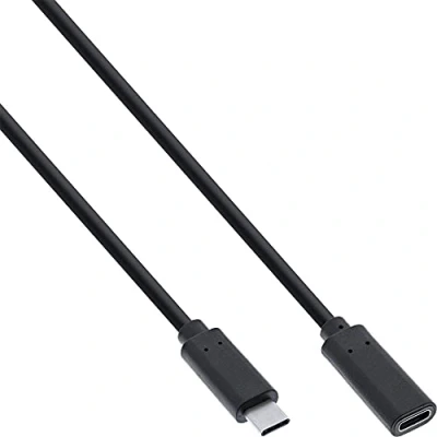 Abbildung von InLine 35776 USB Kabel 0,5m 3.2 Gen 2 (3.1 2) C schwarz