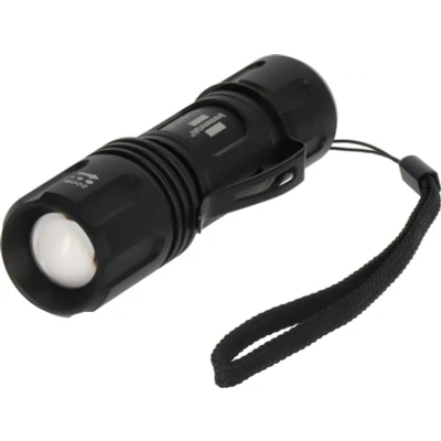 Abbildung von Brennenstuhl Taschenlampe LED LuxPremium TL 410 F/Handlampe mit heller CREE (350lm, bis zu 34h Leuchtdauer, 136m Leuchtweite, fremdkörper und spritzwassergeschützt IP44)