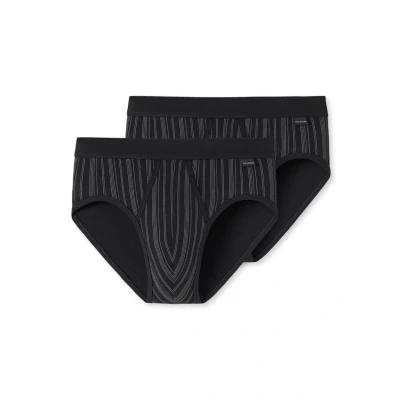 Abbildung von Schiesser 2PACK Slip, Herren, Größe: Medium, Schwarz