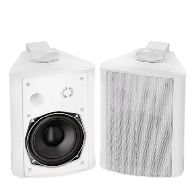 Abbildung von Herdio 5,25 Zoll 300 Watt Wasserdicht Außenlautsprecher Indoor Outdoor Patio Deck Lautsprecher für Garten, kompatibel mit Bluetooth,Terrasse, Restaurant