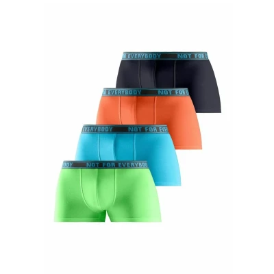 Abbildung von Bruno Banani 4ER PACK Panties Hellgrün türkis orange navy, Herren, Größe: Small, navy
