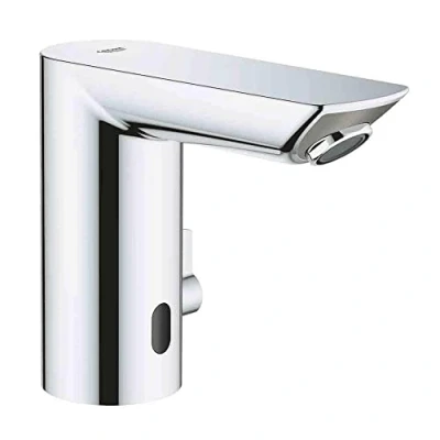 Abbildung von Grohe Bau Cosmopolitan E Waschtischmischer Chrom 36453000 Mit Temperaturbegrenzer