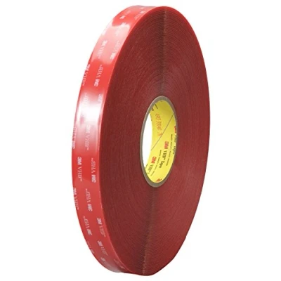 Abbildung von 3M VHB 4905 Hochleistungs Klebeband, 19 mm x 33 m, Transparent, Schutzabdeckung: Folie (4 er Pack)