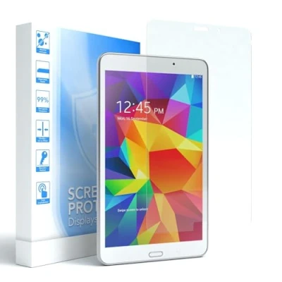 Abbildung von EAZY CASE Displayschutzfolie kompatibel mit Samsung Galaxy Tab 3 8.0 Displayschutz Glas 8 Zoll Glasfolie 9H Härte 0,3mm dünne Tabletschutzfolie Tablet Schutzglas Folie Transparent Ultra Klar