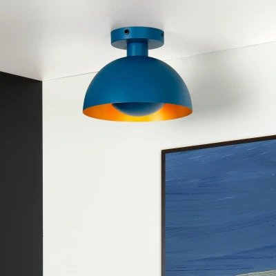 Abbildung von LUCIDE SIEMON Deckenleuchte Ø 25 cm 1xE27 Blau