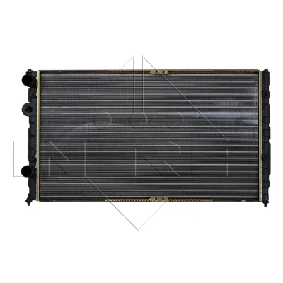 Abbildung von NRF 53632 Kühler, Motorkühlung Aluminium 628 378 34 Kühlrippen mechanisch gefügt VOLKSWAGEN: Polo III Schrägheck, Classic, Variant