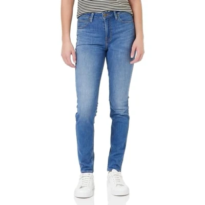 Abbildung von Lee Scarlett HIGH Jeans Skinny Fit, Damen, Größe: 26x29, Blue denim