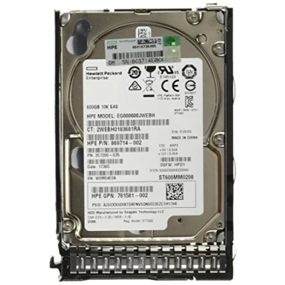 Abbildung von HP 781516 b21 HPE 600GB SAS 12G Enterprise 10K SFF (2,5 Zoll) SC 3YR WTY HDD 781577 001