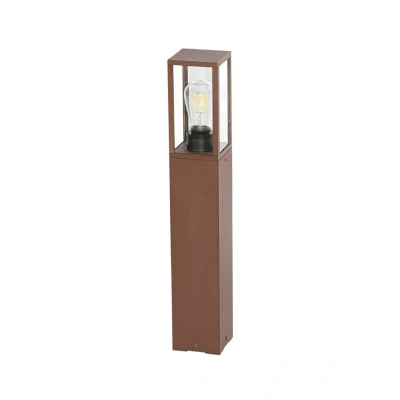 Abbildung von Lindby Sockelleuchte Robigus, rostfarben, Aluminium