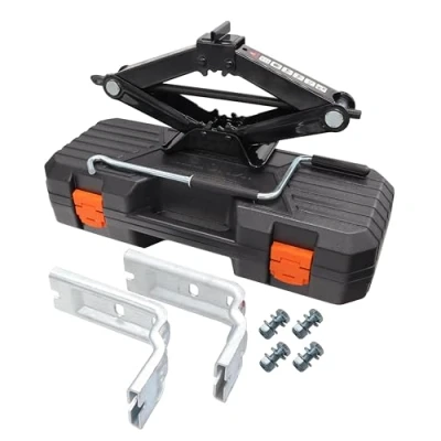 Abbildung von Knott Scherenwagenheber Wohnwagen Handkurbel Wagenheber 1,25t 1250kg mit Koffer 424888.001