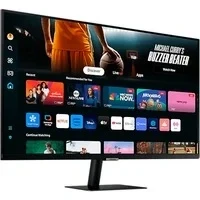 Abbildung von Samsung M70D Smart Monitor, 32 Zoll, 4K AI Upscaling, UHD, 60 Hz, Streaming Monitor mit Entertainment und Gaming Hub, Bildschirm Lautsprechern, TV Apps Fernbedienung, LS32DM700UUXEN