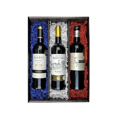 Abbildung von Bull &amp; Bear Vive la France! Probierpaket 3 preisgekrönte Rotweine (3 x 0.75 l), Weingeschenk mit französischen Weinen