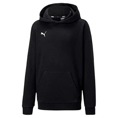 Abbildung von Puma Kapuzenpullover für Kinder, Größe: 140, Schwarzweiss