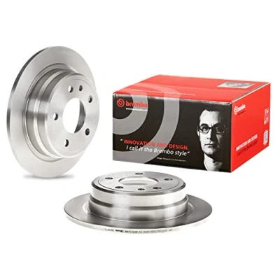 Abbildung von BREMBO 08.4487.10 Bremsscheibe 284 10 5 voll mit Schrauben BMW: 6 Coupe, Limousine