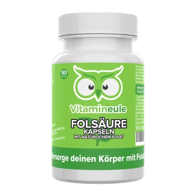 Abbildung von Vitamineule® Folsäure Kapseln 400 µg 90 St