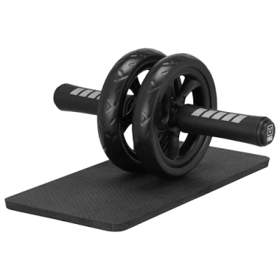 Abbildung von H&amp;S Bauchmuskelmaschine Bauchmuskeltrainer Bauchroller Ab Roller Rollentrainer mit Polsterung, Bauchtrainer Bauchrolle Abs Trainer Wheel