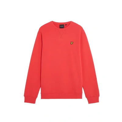 Abbildung von Lyle &amp; Scott CREW NECK Sweatshirt, Herren, Größe: Medium, Flare red