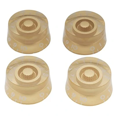 Abbildung von Musiclily Metrisch Gitarre Knöpfe Potiknöpfe Speed Knobs Volume Tone Potikopf für Epiphone Les Paul SG Import E Gitarre,Gold (4 Stück)