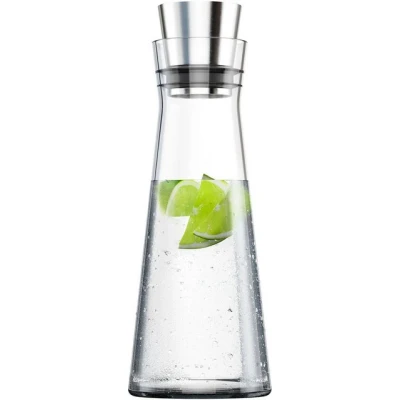 Abbildung von Emsa Flow slim carafe 1l verre/inox weinkühler 515675