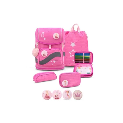 Abbildung von Belmil Smarty Plus Premium Schulranzen Set 5 teilig Candy