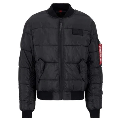 Abbildung von Alpha Industries MA1 Puffer Bomber Bomberjacke, Herren, Größe: 3XL, Black