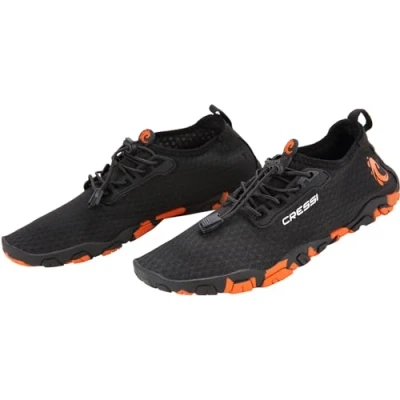Abbildung von Cressi Molokai Shoes Mehrzweck Unisex Sportschuhe für Erwachsene, Schwarz/Orange, 41