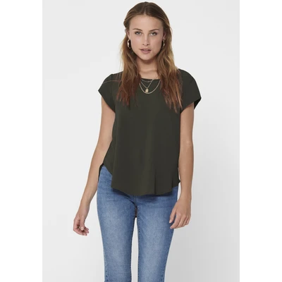 Abbildung von ONLY Onlvic Solid Bluse, Damen, Größe: 38, Rosin