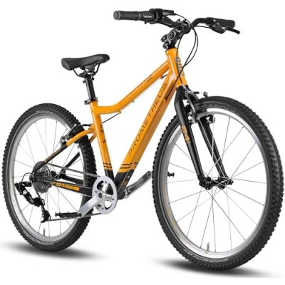 Abbildung von Kinderfahrrad 24 Zoll ab 7 Jahre Superleicht 8 Gang SRAM Fahrrad Orange Schwarz