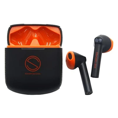 Abbildung von EGNARO ES3 True Wireless Stereo Kopfhörer, Bluetooth 5.1 Touch Steuerung mit Mikrofon, schwarz Farbe
