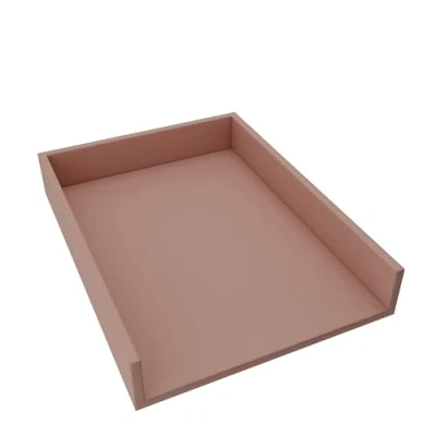 Abbildung von regalik Wickelaufsatz Universal, Wickeltischaufsatz für Kommoden in beliebiger Breite, Abnehmbar Wickelkommode aufsatz, Gerade Frontplatten, Rose, 1 mm ABS Material, 72cm x 54cm