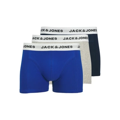 Abbildung von Jack &amp; Jones 3ERPACK Boxershorts, Herren, Größe: Large, Navy blazer