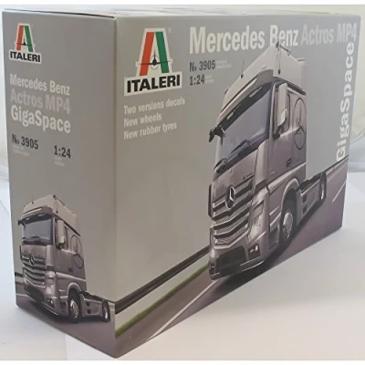 Abbildung von Italeri Mercedes Benz Actros MP4 Gigaspace, LKW /Anhänger Modell, Montagesatz, 1:24, Beide Geschlechter, Kunststoff