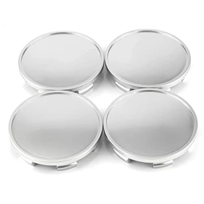 Abbildung von RhinoTuning 4 Stück Radnabenkappen für TSW Nabendeckel OD 65 mm ID 59 mm, Chrom Radnabenabdeckung Geeignet F150 Mustang Contour Focus Rad, BR3Z 1130 B F8ZZ1030 CL3Z1130 Felgendeckel