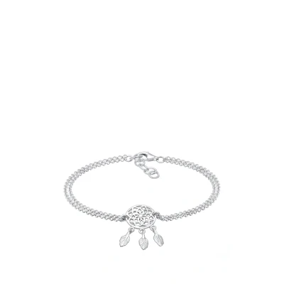 Abbildung von Elli Armband Damen Boho Traumfänger Feder in 925 Sterling Silber