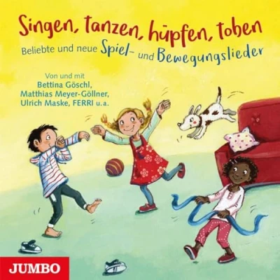 Abbildung von Singen, tanzen, hüpfen, toben.: Beliebte und neue Spiel Bewegungslieder