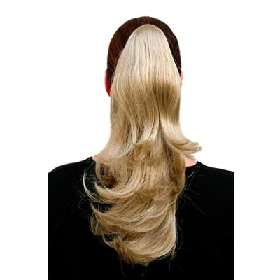 Abbildung von WIG ME UP T400 24 Haarteil ZOPF VOLUMINÖS gewellt BLOND (Farbton 24) 40cm