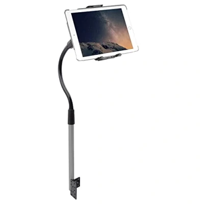 Abbildung von Macally CARFLOORMOUNT, anschraubbare Auto Halterung für /LKW Sitzschiene, verstellbar Handy und Tablet von 10 cm 20 Breite