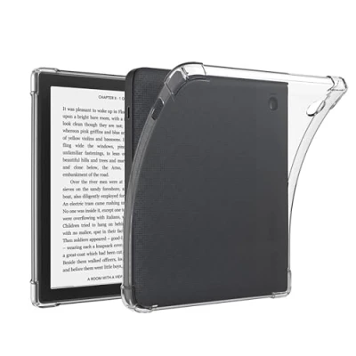 Abbildung von GIOPUEY Hülle für Kobo Libra 2, Weiche TPU Rückenschale, Dünne Abdeckung, Airbag Schutz, Case Kompatibel mit 2 Transparentes
