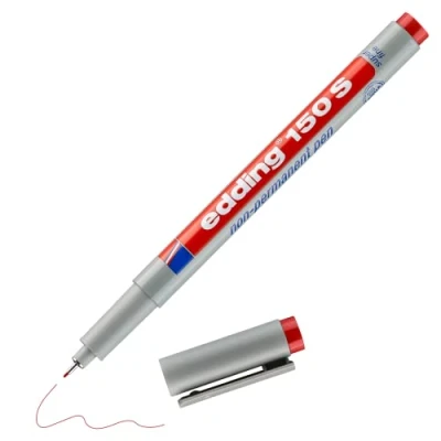 Abbildung von edding OHP Marker 150 S non permanent 0,3mm rot