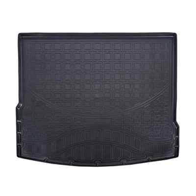 Abbildung von J&amp;J AUTOMOTIVE Norm Liners Gummi Kofferraumwanne Kofferraumschale Fahrzeugspezifisch Für Tiguan 2, 2016 2024, Antirutsch, Passgenau, Aufrollbar, Schwarz