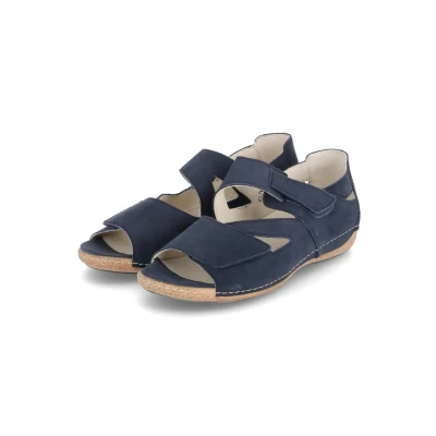 Abbildung von Waldläufer Riemensandalette, Damen, Größe: 40, Blau Schuhe