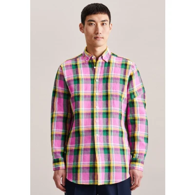 Abbildung von Seidensticker Fashion Regular FIT Hemd, Herren, Größe: 39, Pink