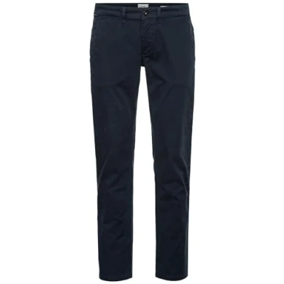 Abbildung von camel active Herren Stretch Chino Regular Fit Houston Hose, Dunkelblau, 42W / 32L