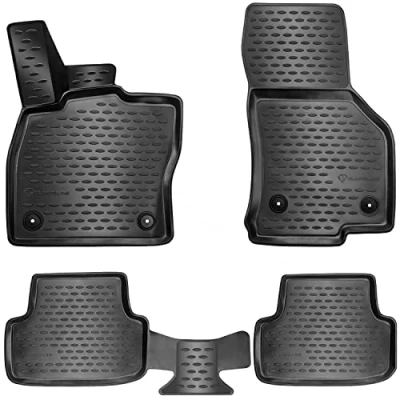 Abbildung von ELMASLINE 3D Gummimatten Set für Citroen C3 (III) (2017 2024) Fußmatten mit hohen Rand Zubehör