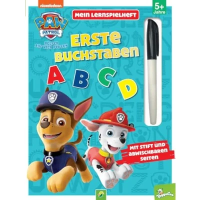 Abbildung von Mein Lernspielheft PAW Patrol Erste Buchstaben: Ab 5 Jahren. Mit Stift und abwischbaren Seiten