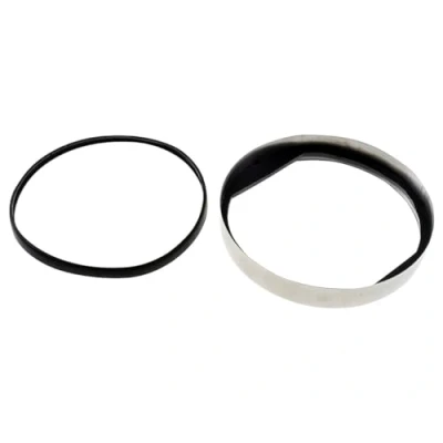 Abbildung von 2EXTREME Tachoglas Set chrom 105mm 4 teilig kompatibel für Vespa PX80 PX200 Lusso PK XL LML