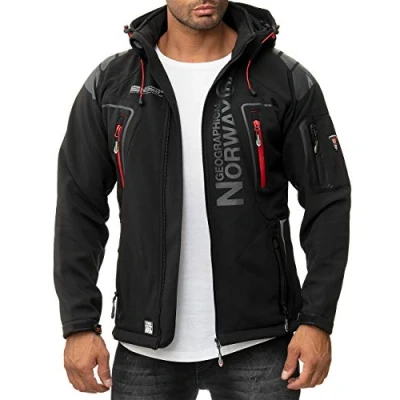 Abbildung von Geographical Norway Softshelljacke Herren Outdoor Jacke batechno black L